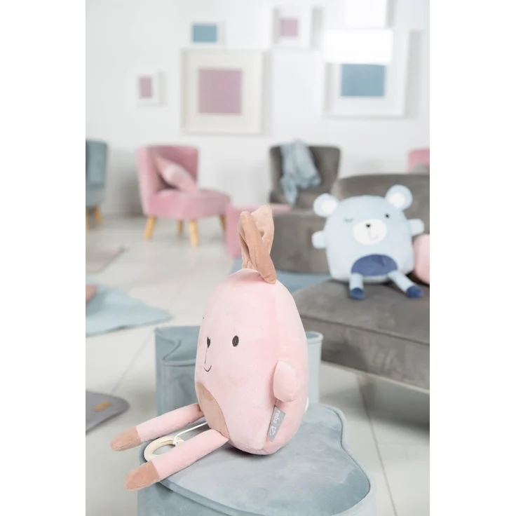 roba Kinderhocker 'Lil Sofa' in Herzform - Samtstoff - Mauve – Bild 7