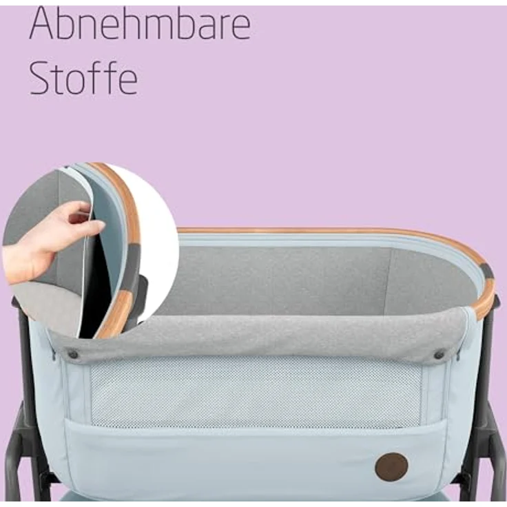 Maxi-Cosi Babybett/Beistellbett Iora, Essential Grey – Bild 6