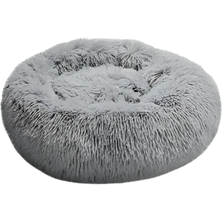 Hundebett Katzenbett 60 cm Durchmesser Haustierbett in Grau – Bild 1