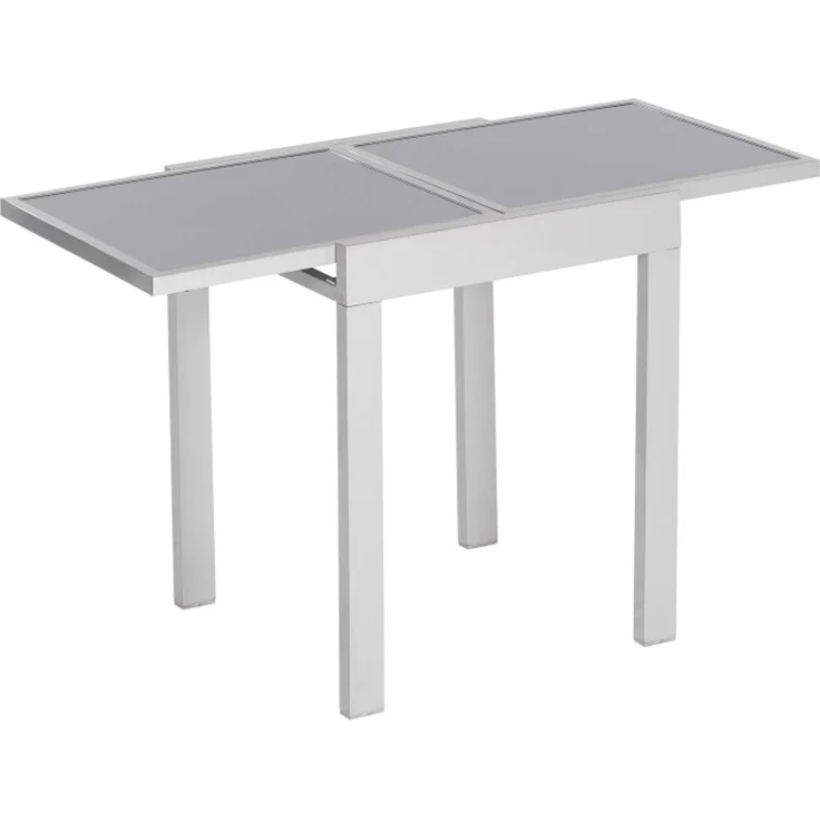 Amalfi Set 3tlg, 2 Klappsessel, Balkonausziehtisch 65 (130) x 65 cm, schwarz – Bild 5