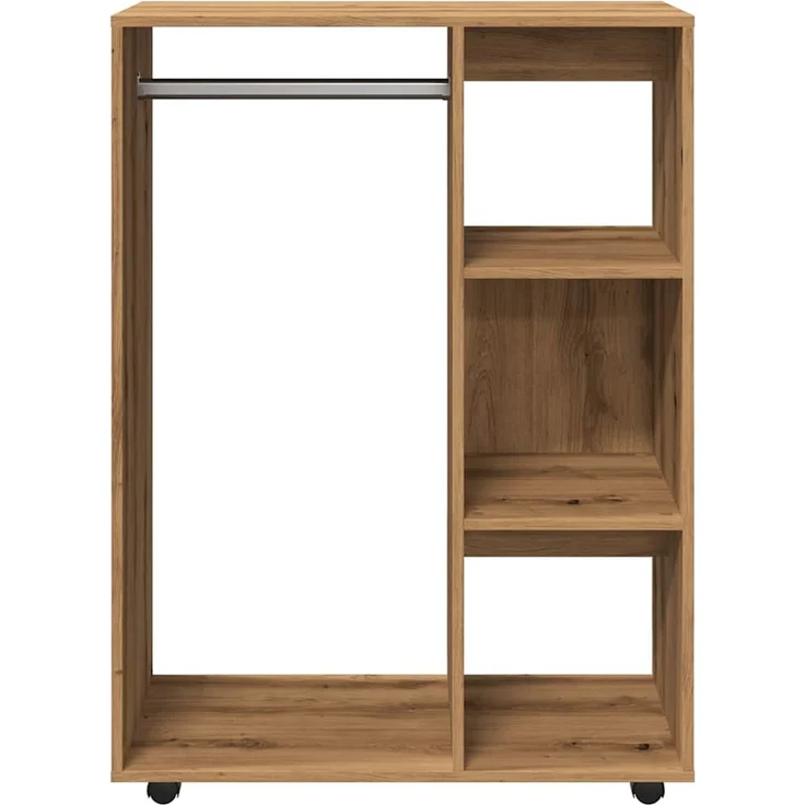 vidaXL Kleiderständer Artisan-Eiche 80x40x110 cm Holzwerkstoff 856669 – Bild 4