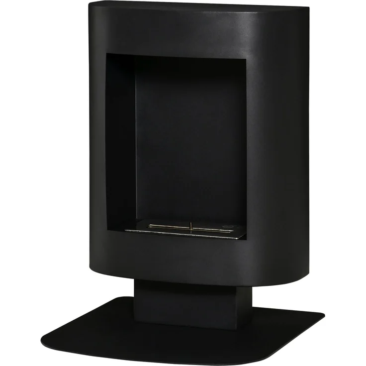 JARDJ Bioethanol-Kamin mit 0,9-Liter-Tank, geeignet für Räume bis zu 20 m², 46,5 x 53 x 65 cm, Schwarz – Bild 2
