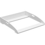 CADANI Wickelaufsatz ILA – Verstellbarer Universal Wickeltisch-Aufsatz kompatibel mit IKEA Kommoden Malm, Hemnes, Nordli – 77×76×12 cm, Weiß mit Kippschutz & Sicherer Befestigung für Wickelkommoden