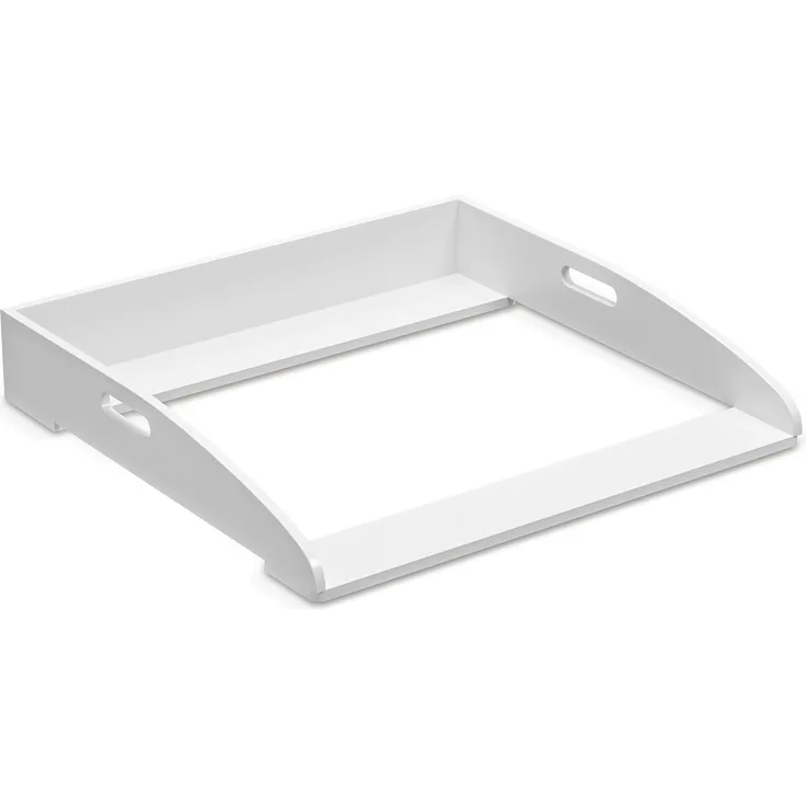 CADANI Wickelaufsatz ILA – Verstellbarer Universal Wickeltisch-Aufsatz kompatibel mit IKEA Kommoden Malm, Hemnes, Nordli – 77×76×12 cm, Weiß mit Kippschutz & Sicherer Befestigung für Wickelkommoden
