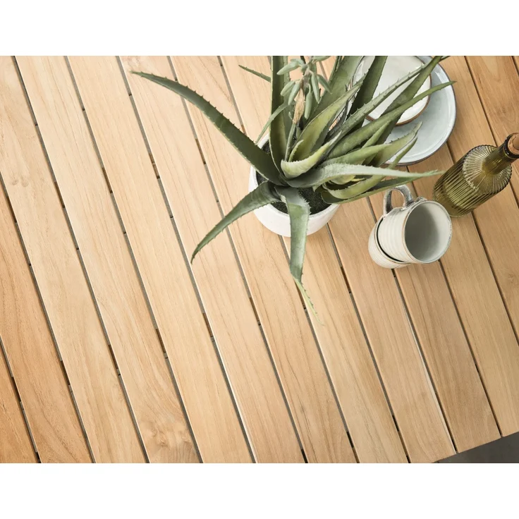 Primaster Gartentisch Trapani 211 x 100cm Terrassentisch Aluminium Balkontisch – Bild 3