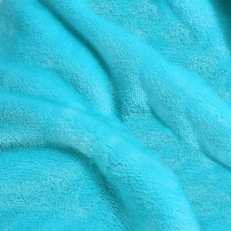 Monzana Premium Kuscheldecke Hellblau 200x150cm – Bild 5