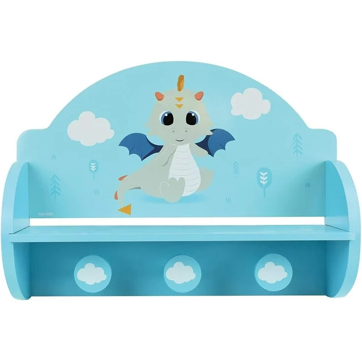 Fun House 713338 Leon Le Dragon Kleiderständer für Kinder, H 33 x B 45 x T 14 cm, PM – Bild 2