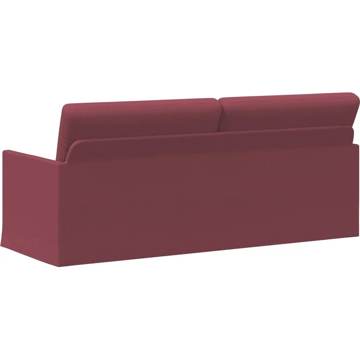 vidaXL 3-Sitzer Sofa Weinrot 190 x 81 x 82 cm Stoff 42041109 – Bild 4