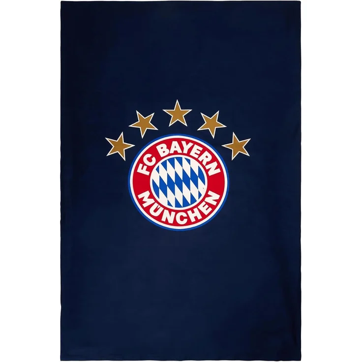 FC Bayern München Bettwäsche FC Bayern München Bettwäsche Glow in The dark I 135x200 I Navy, Baumwolle, Leuchtet im Dunkeln – Bild 5