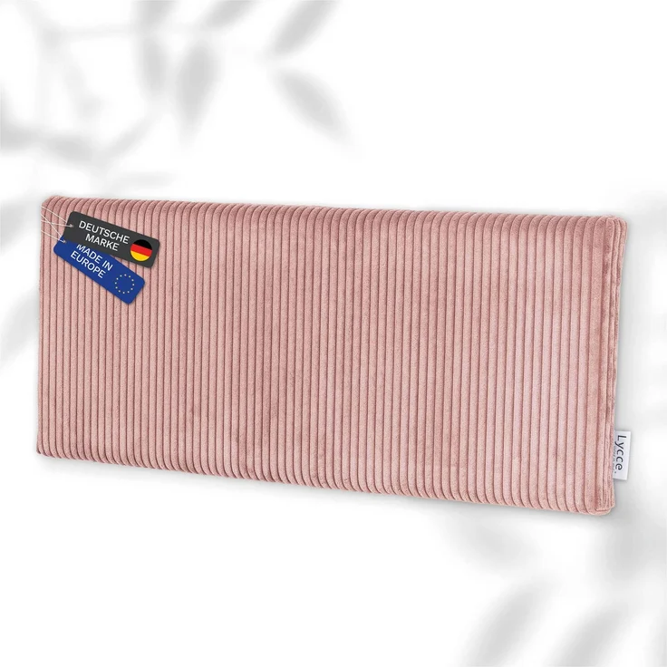 Lycce Wandkissen - Cord, Wandpolster, Rückenkissen Sitzbank, Kopfteil Betten, Polsterung Puderrosa 30x75x4cm – Bild 2