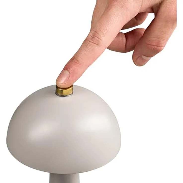 Idena Fado Touch LED Tischlampe grau, dimmbar mit individuellen Lichtfarben für Schreibtisch und Wohnbereich – Bild 4