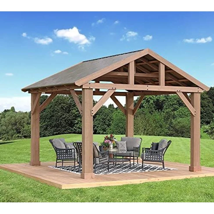 Westmann Holz Pavillon Yukon 1412 | Natur | – Bild 2