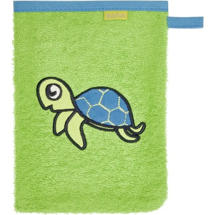 Playshoes Waschhandschuh Frottee-Waschhandschuh Schildkröte