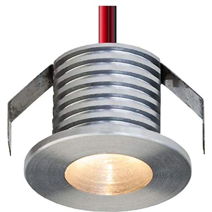 EVN Lichttechnik LED Lichtpunkt P20 0102, 1,2W Downlight/Strahler/Flutlicht, Aluminium Gehäuse, 3000K