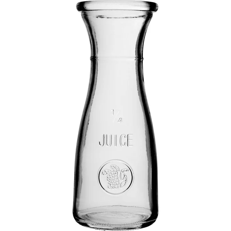 KADAX Glas-Wasserkaraffe, Glaskrug, 250 ml, Saft, Wein, Limonade, Getränke – Bild 8
