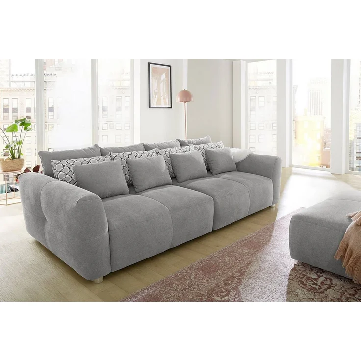 Jockenhöfer Gruppe Big-Sofa Gulliver, mit Federkernpolsterung für kuscheligen, angenehmen Sitzkomfort – Bild 1