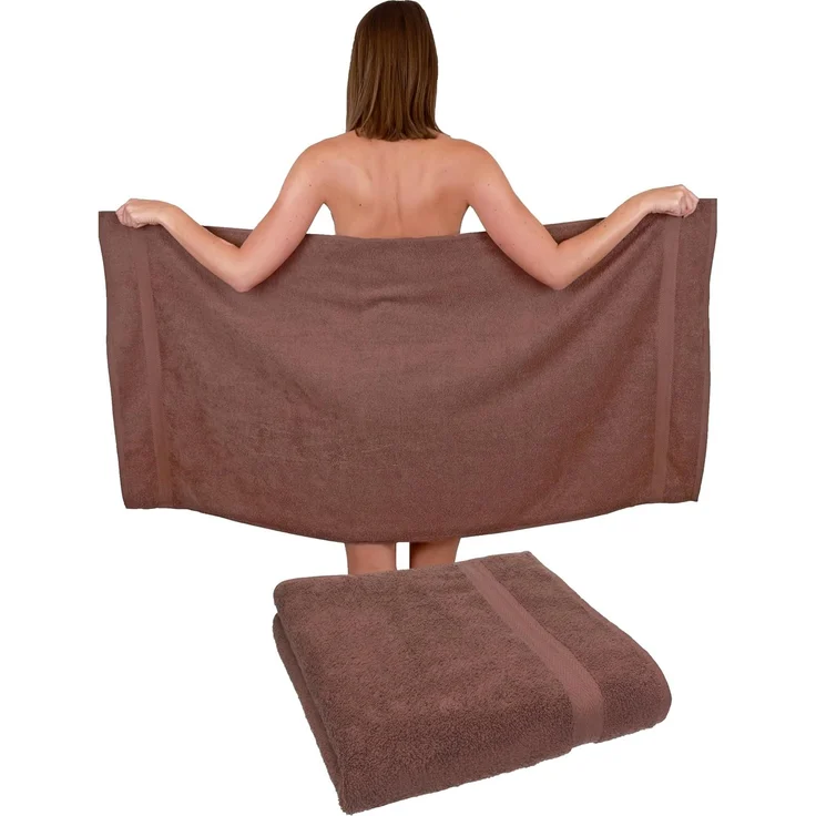 Betz Badetuch 2 Stück Duschtücher Duschtuch Set Größe 70x140 cm, Baumwolle (Set, 2-St)