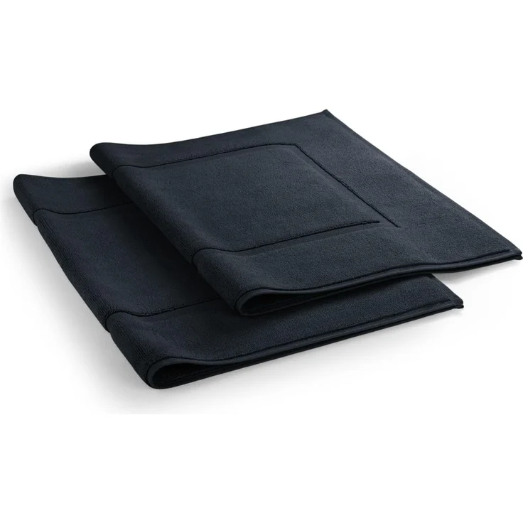 Blumtal Badematte Premium Frottier, schnell trocknend, strapazierfähig, Baumwolle, Rechteckig, 1. St, waschbarer Badvorleger 50x80cm, saugstark & weich – Bild 7