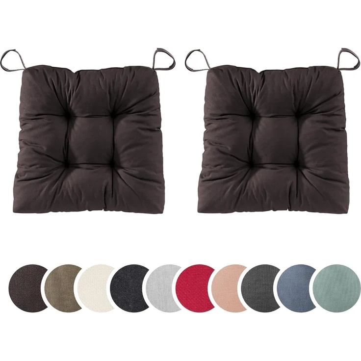 sleepling Stuhlkissen Eva, für Indoor und Outdoor, mit Klettverschluss, abriebfest und langlebig – Bild 1