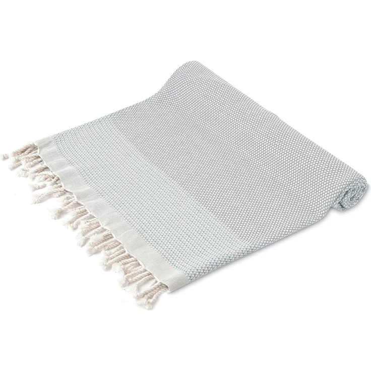 Turquoise Home Strandtuch Breeza XXL Strandtucher 100 x 200 cm 100% Baumwolle Saunahandtuch, (1-St) – Bild 1