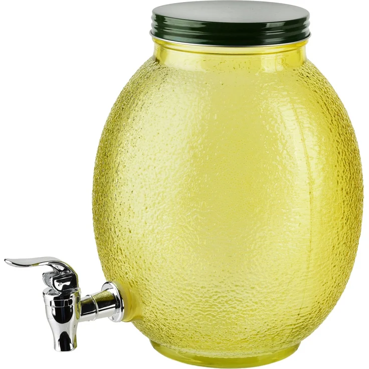 Getränkespender glas Modern Kitchen Zitrone 4L gelb 1pc – Bild 1