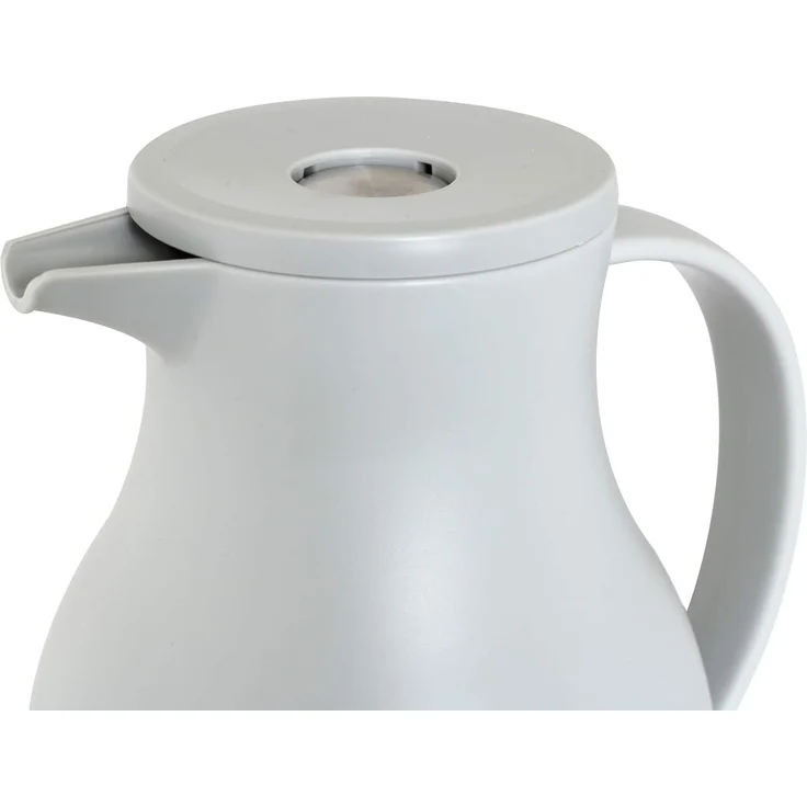 dobman exclusive 401724 Thermokanne Isolierkanne Kaffeekanne Warmhaltekanne 1L. Pearl – Bild 5