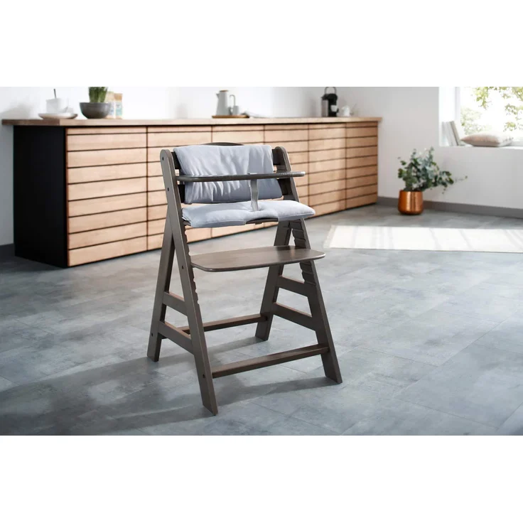 HAUCK 'Highchair Pad Deluxe' Hochstuhl Sitzkissen Stretch Grey – Bild 3