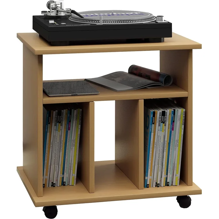 VCM Beistelltisch & Couchtisch Lona 911965 Buche H. 59 x B. 60 x T. 45 cm