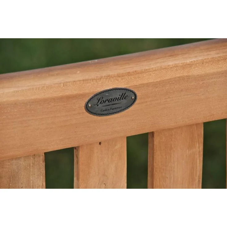 CLP Teakbank Jackson V2 Gartenbank mit Rückenlehne wetterfest stabil massiv,teak 150 cm – Bild 8