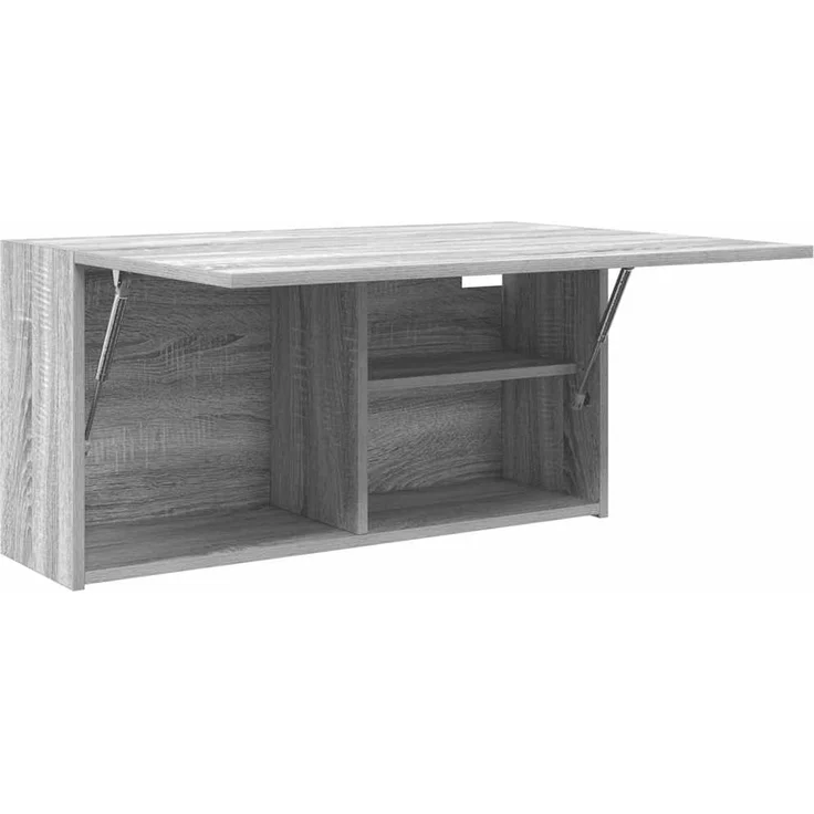 vidaXL Bad-Wandschrank Grau Sonoma 80x25x40 cm Holzwerkstoff 860090 – Bild 5