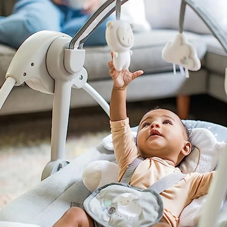 Ingenuity, tragbare Babyschaukel, Cuddle lamp - mit Melodien, Zeit- und Schaukeleinstellung – Bild 8