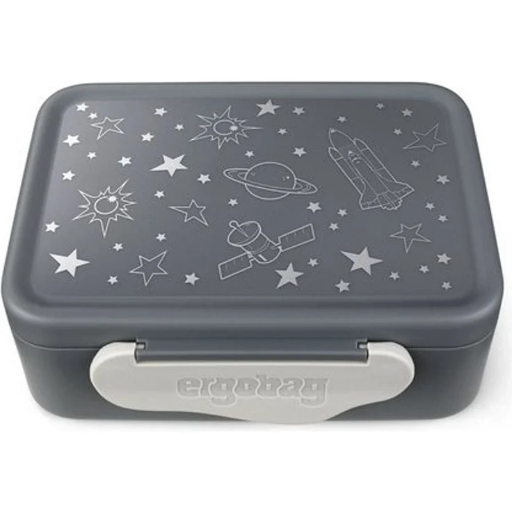 ergobag Lunchbox Brotdose, Tritan, (Brotdose, 1-tlg, Brotdose), Inkl. Trennfach für Obst und Gemüse – Bild 4