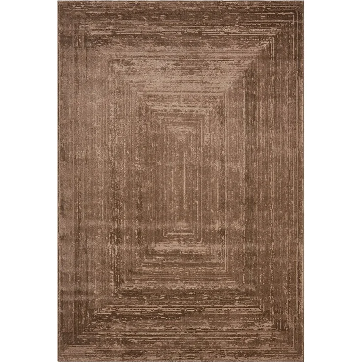 Vimoda Teppich Wohnzimmer neues premium Designteppich modern, Rechteckig, Höhe: 11 mm, Teppich Wohnzimmer 3D effekt Boho Einfarbig hoch-tief Bordüre – Bild 1