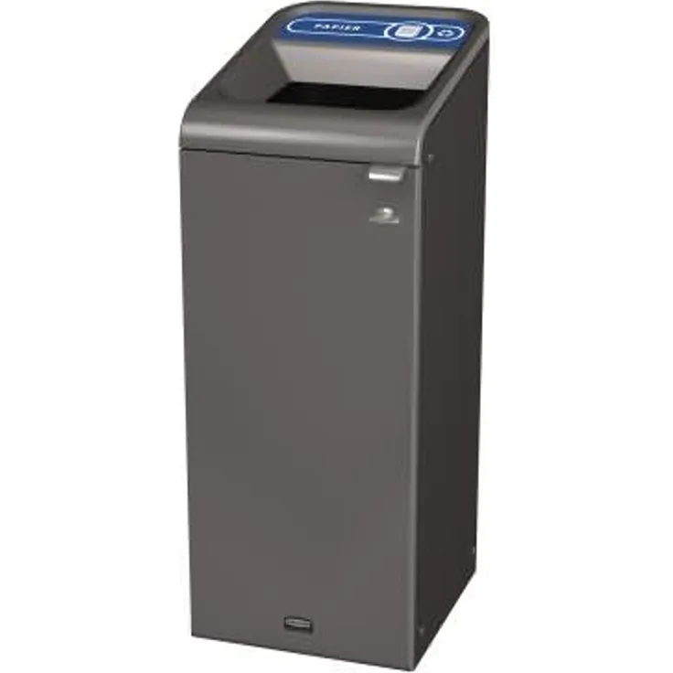 Rubbermaid Recyclingstation 2154767 57l Behältereinheit Papier grau/bl