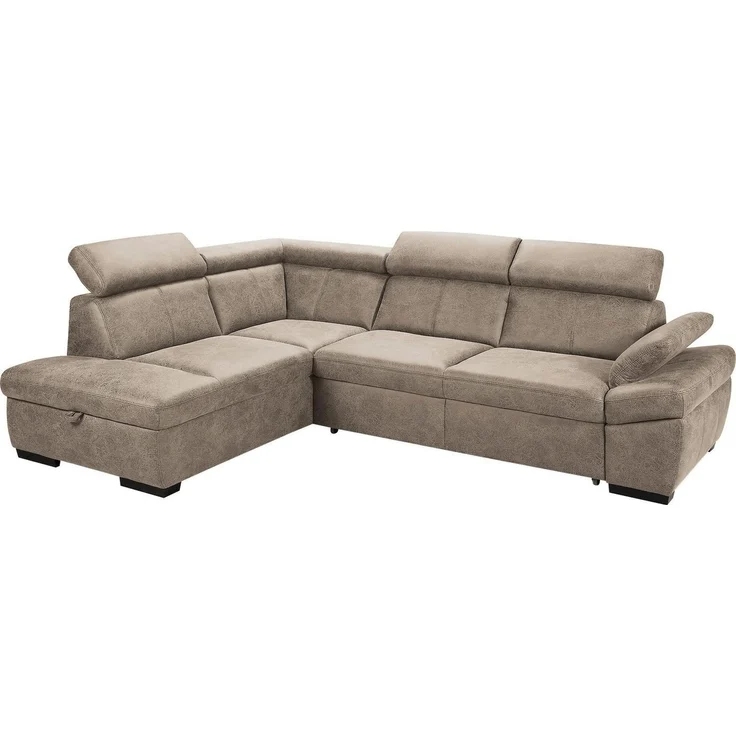 exxpo - sofa fashion Ecksofa Salerno, Funktionssofa, hoher Sitzkomfort, Breite 268cm, L-Form, inkl. Kopf- und Armteilverstellung, wahlweise mit Bettfunktion – Bild 3