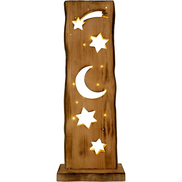 Weihnachtsbeleuchtung Draußen LED Weihnachtsdeko Außen Holz mit Timer 5270627