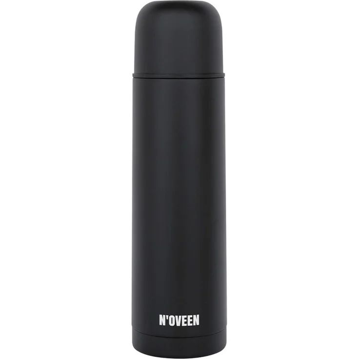 NOVEEN Matte Sport Trinkflasche 500 ml Schwarz