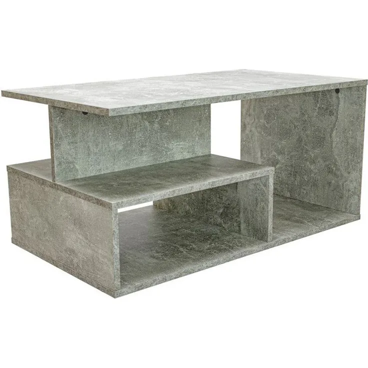 TOPESHOP Couchtisch Couchtisch: Beton-Optik, modernes & funktionales Design