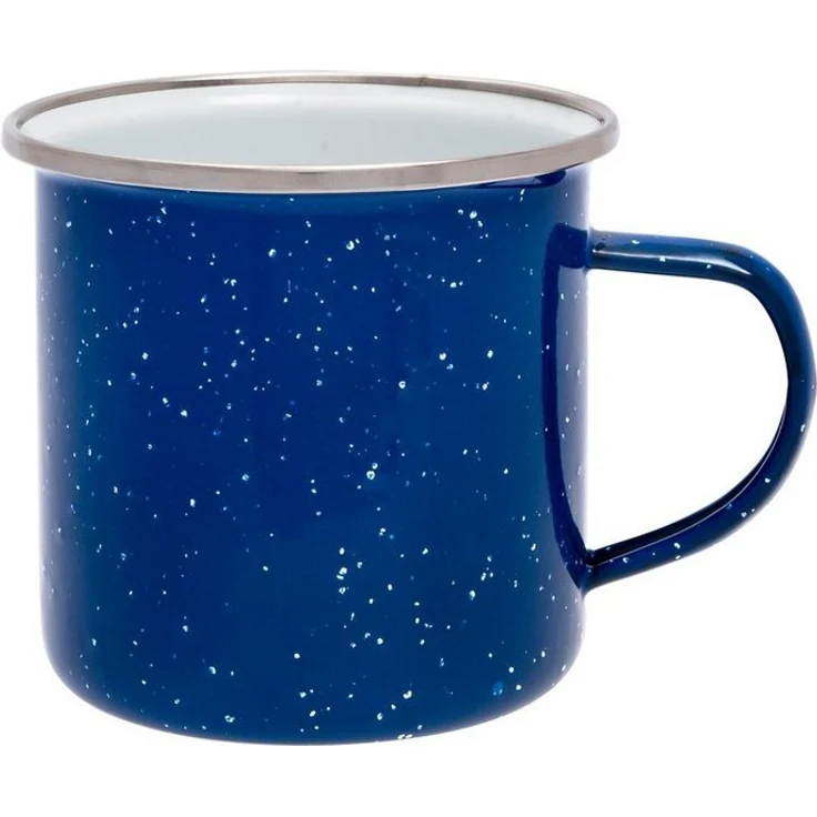 Origin Outdoors Emaille Tasse, 360 ml, blau – Bild 1
