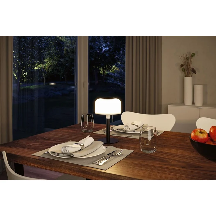 Paulmann 94607 LED Akkuleuchte Bartja 2700K IP44 dimmbar schwarz – Bild 9