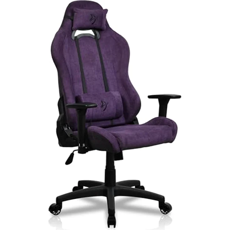 Arozzi Torretta Soft Fabric Gaming-Stuhl, Lila Lila – Bild 2