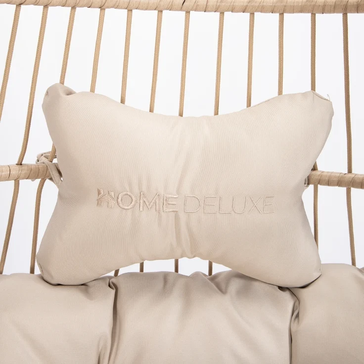 HOME DELUXE Hängesessel LOMA – 1 Sitzer Beige – Bild 7