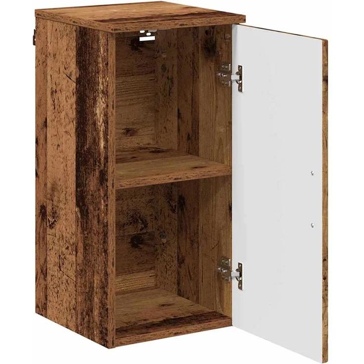vidaXL Badezimmerschrank Wandmontiert Altholz 30 x 31,5 x 61 cm 883352 – Bild 4