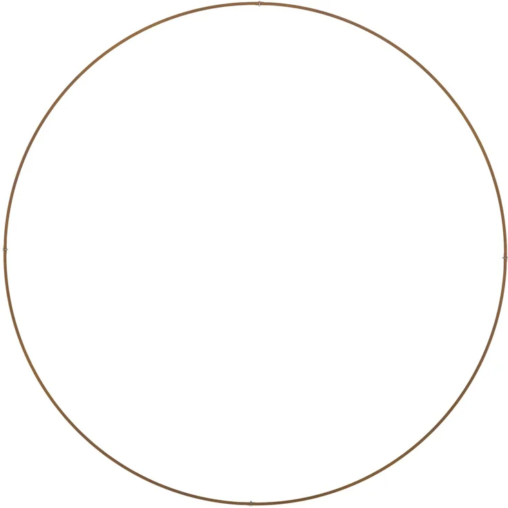 vidaXL Pflanzenring 5 Stk. Rostig 120 x 120 x 20 cm Wetterfeststahl 873647 – Bild 8