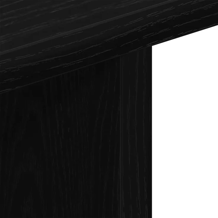 vidaXL TV-Schrank mit Rollen Schwarz Eichen-Optik 80x40x45 cm 862404 – Bild 7