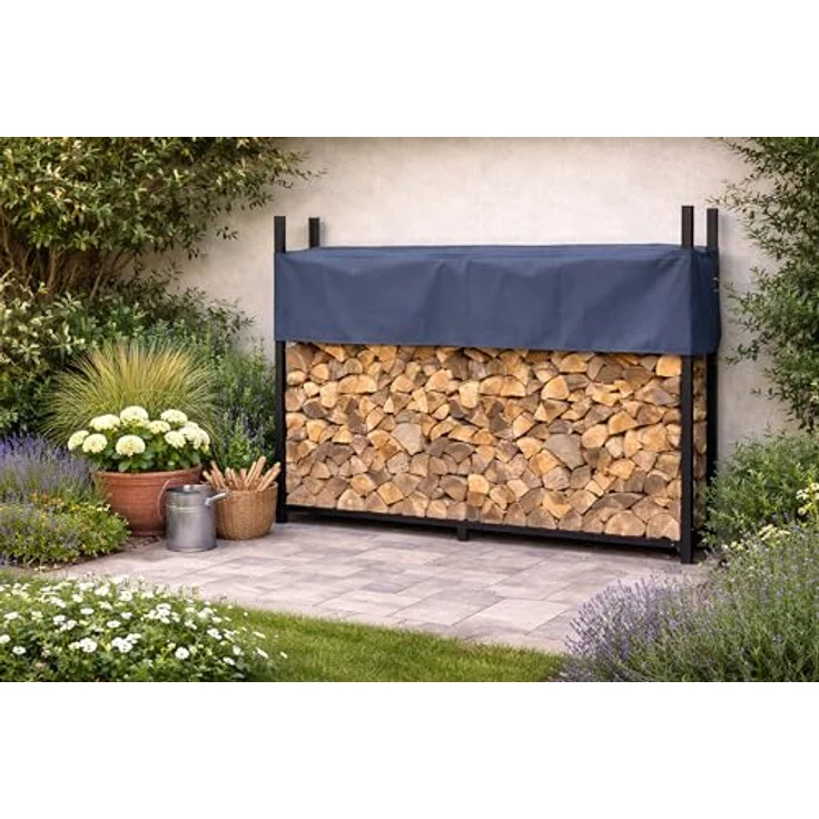Quick Star Kaminholzregal, BxTxH:200x25x115 cm – Bild 4