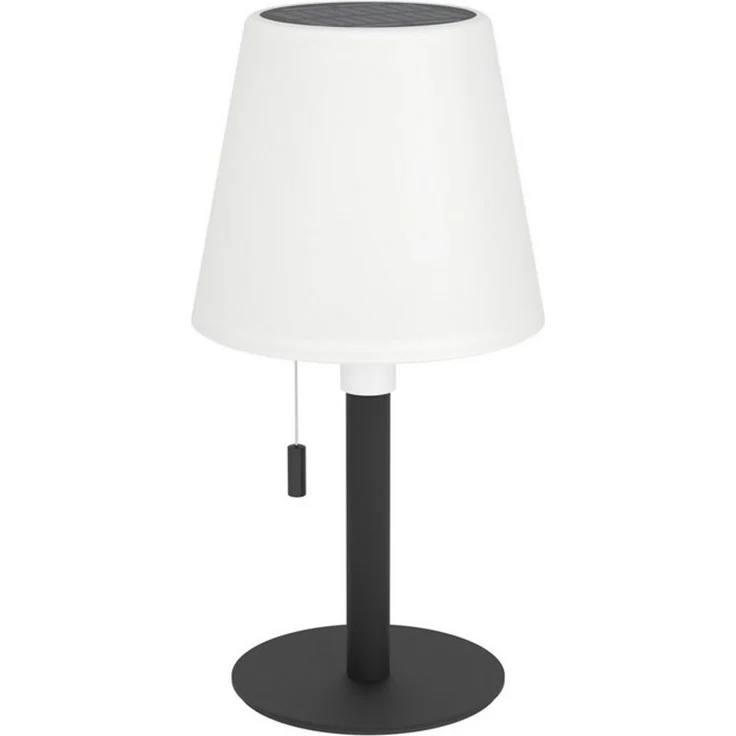 EGLO Tischleuchte MONTAPALMA Tischlampe - Stahl - SOLAR-LED - 2,2W - IP54, Dimmfunktion, Ein-/Ausschalter, Farbwechsel, RGB, USB-Anschluss mit Ladefunktion, mehrere Helligkeitsstufen, LED fest integriert, RGB, Warmweiß, Akku Tischleuchte, Außentischleu... – Bild 3