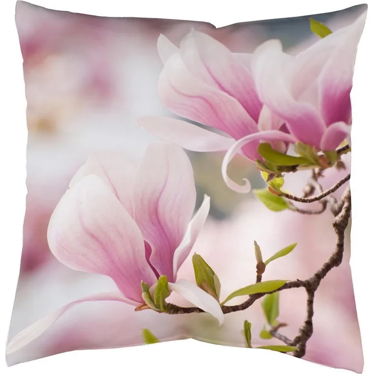 HOME WOHNIDEEN Dekokissen MAGNOLIA, Kissenhülle ohne Füllung, 1 Stück