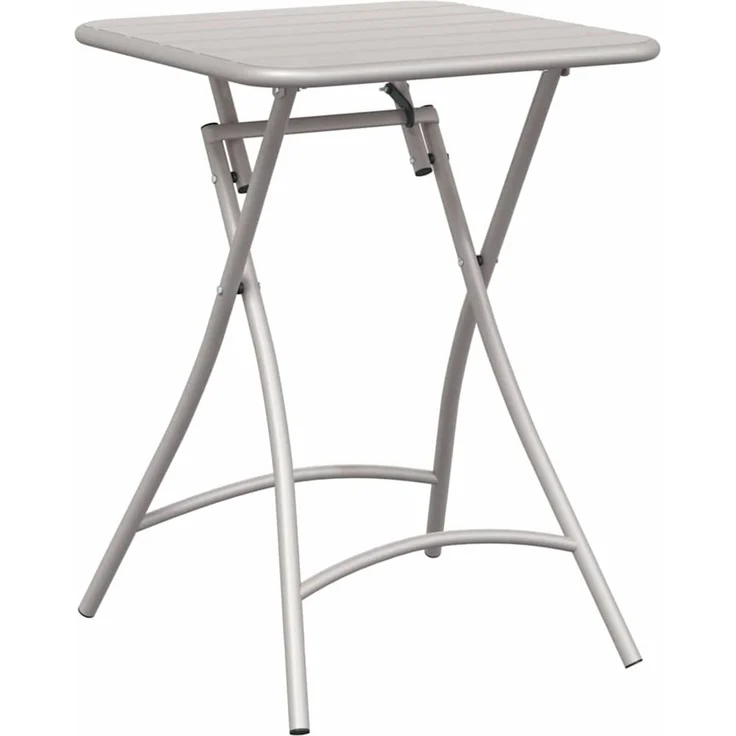 vidaXL Bistrotisch Beige 55 x 55 x 72,5 cm Pulverbeschichteter Stahl 42002947 – Bild 2