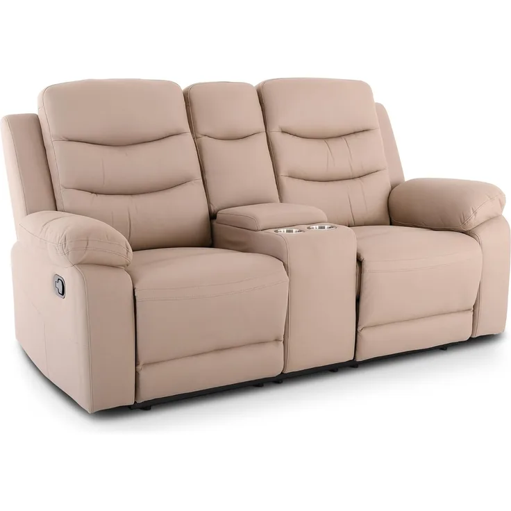 Raburg 2-Sitzer Kinosessel, 2er-Fernsehsessel, mechanische Relaxfunktion, Modell Pixx, Easy-Lift Liegefunktion, Komfortpolsterung, je Sitz 130 kg belastbar